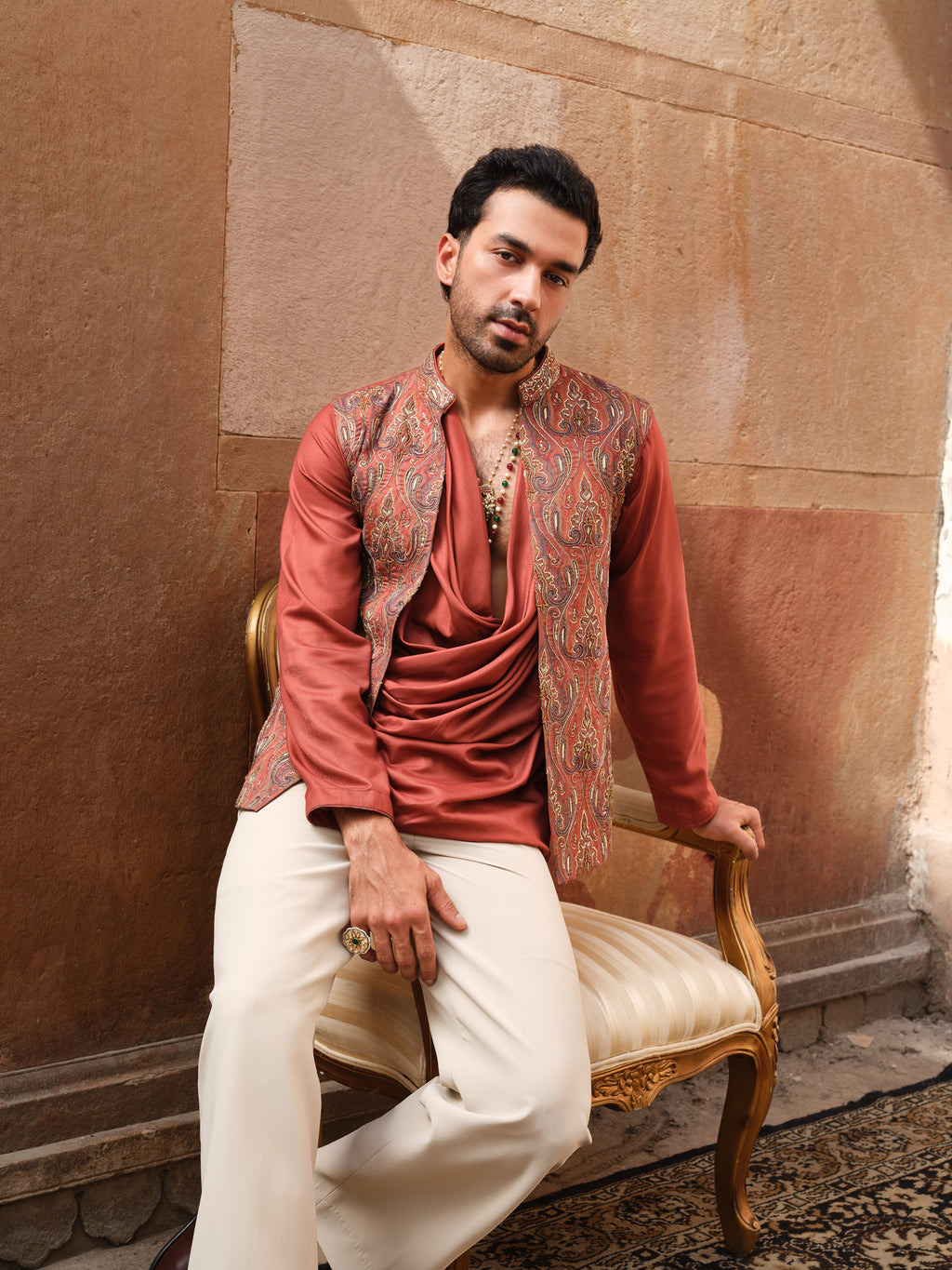 Kesar Garh Jacket Set