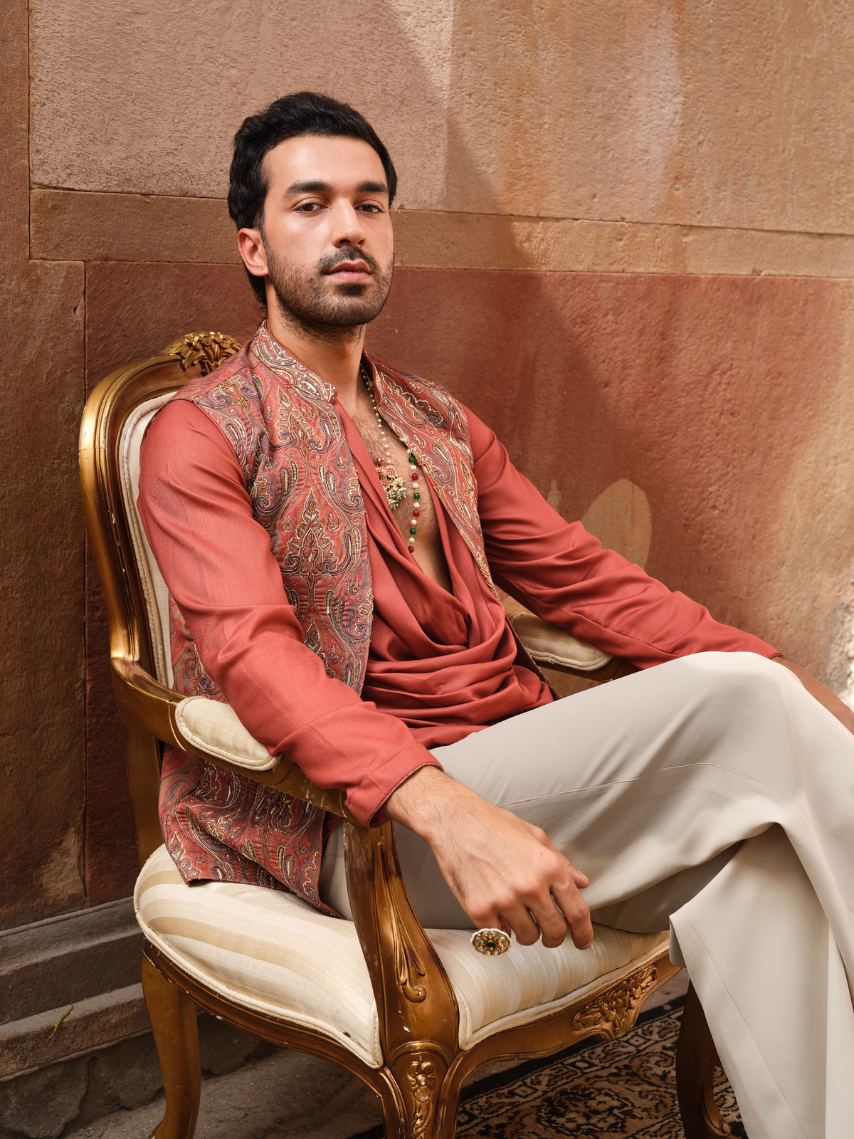 Kesar Garh Jacket Set