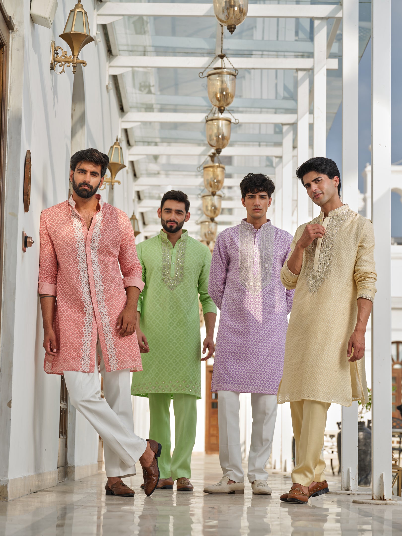Cerise Glow Kurta Set