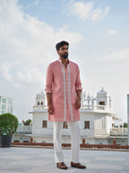 Cerise Glow Kurta Set