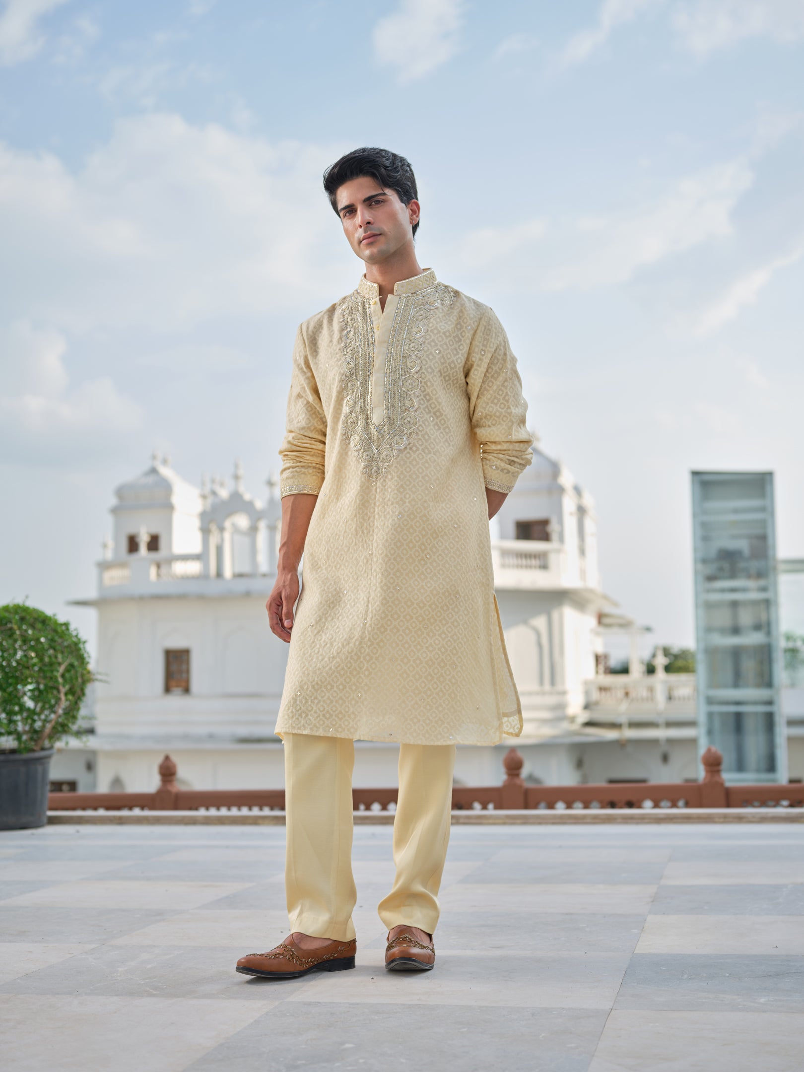 Amber Mukaish Kurta Set