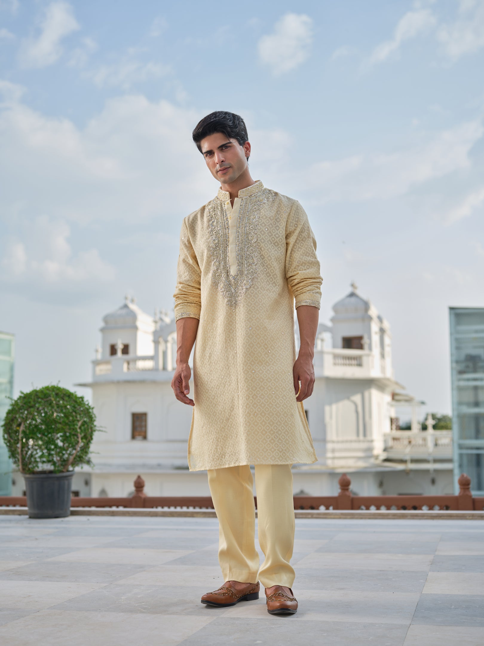 Amber Mukaish Kurta Set