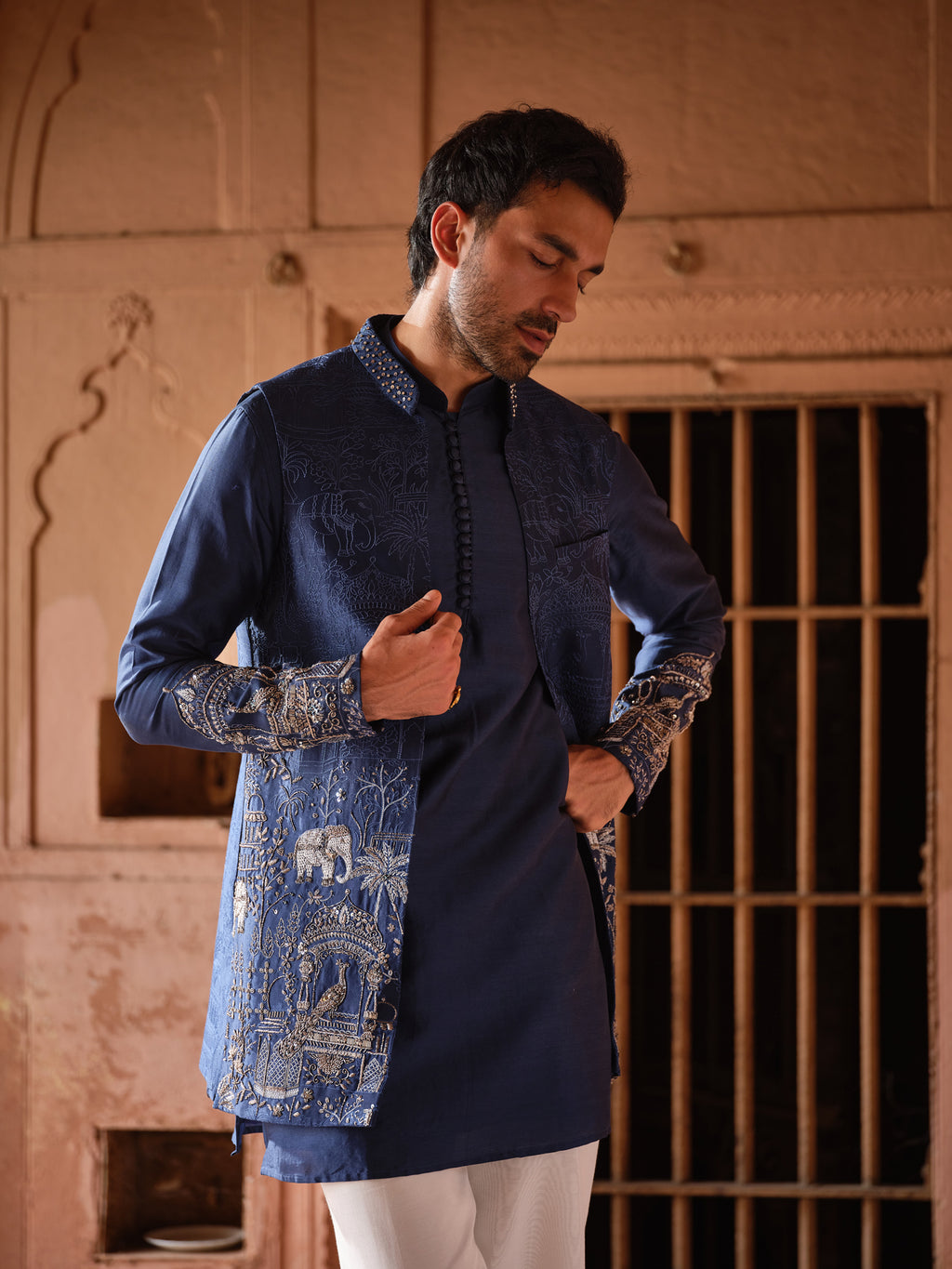 Chitrasari Kurta Jacket Set
