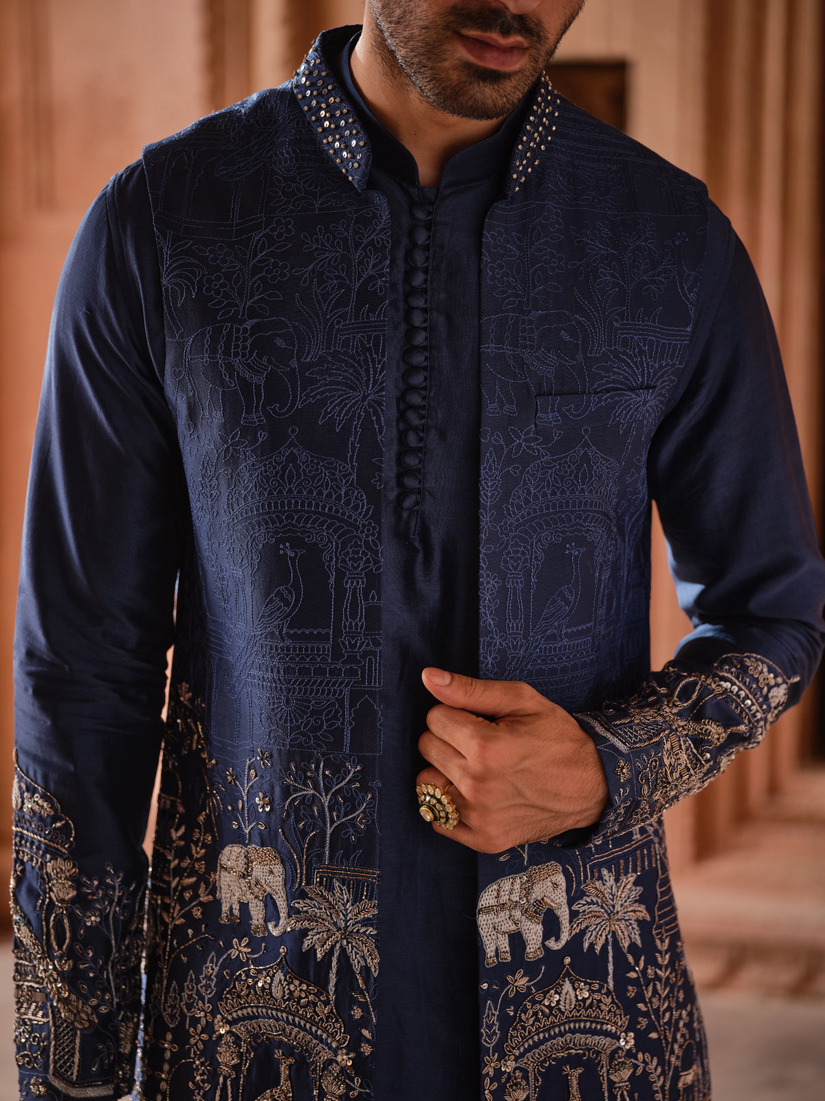 Chitrasari Kurta Jacket Set