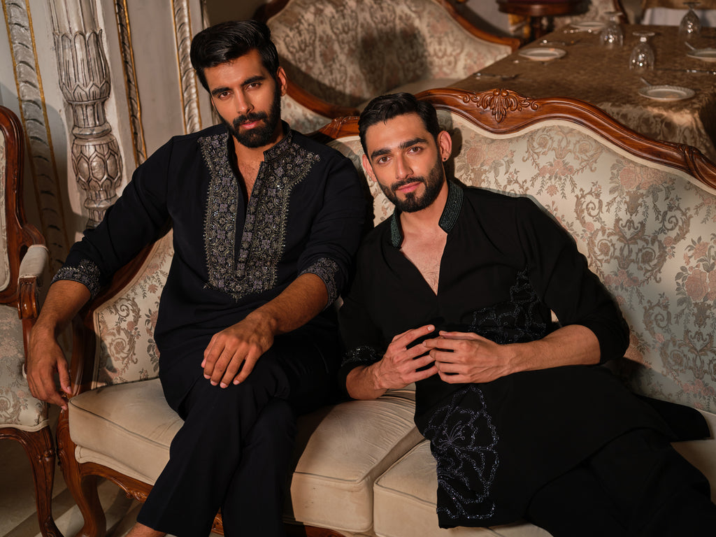 Imperial Noir Kurta Set