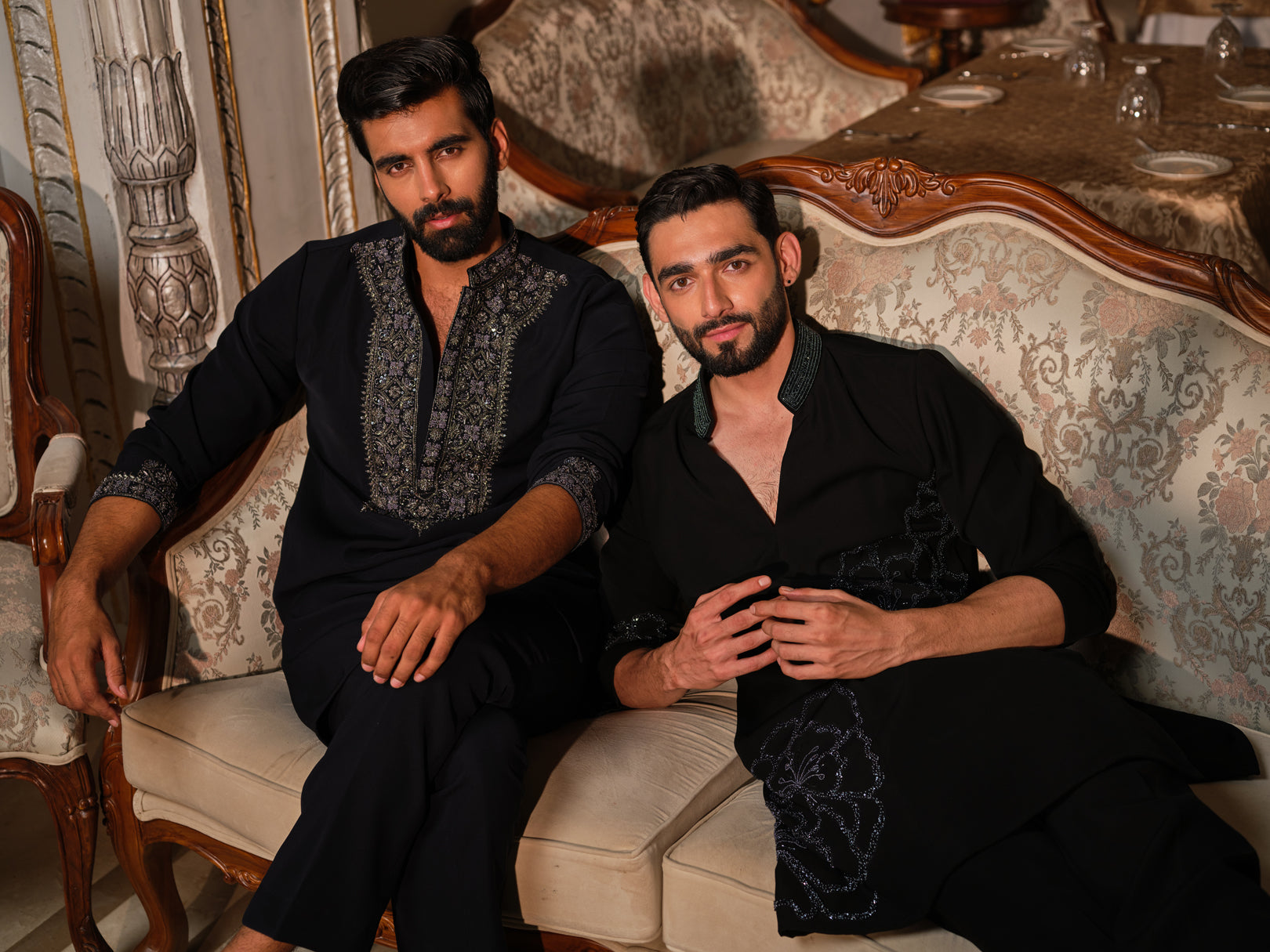 Imperial Noir Kurta Set