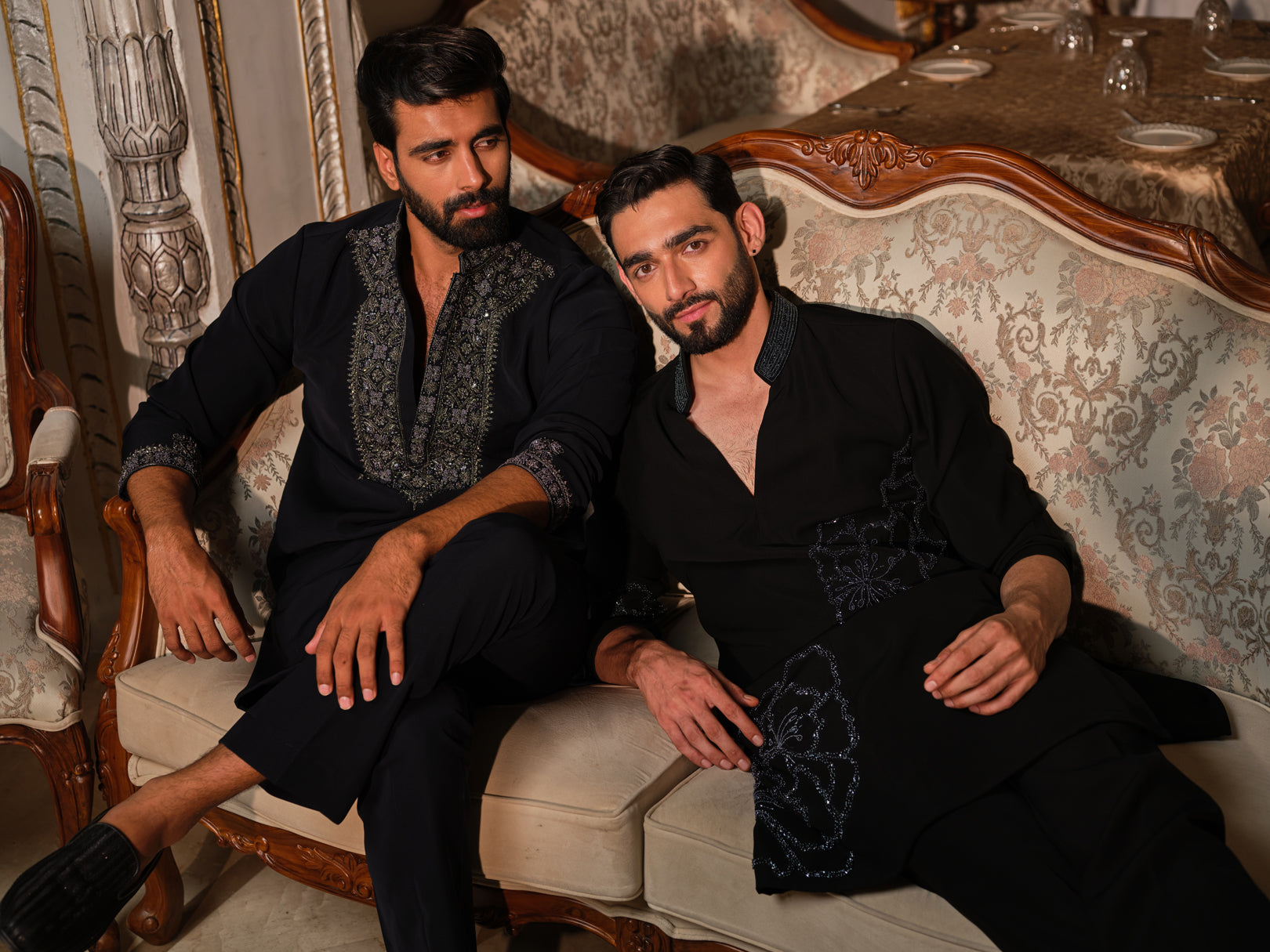 Imperial Noir Kurta Set