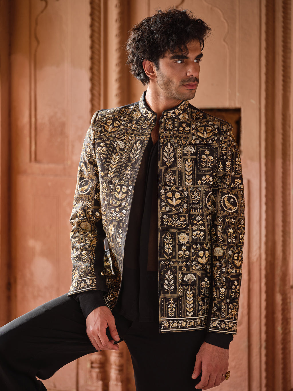 Mayur Garh Jacket Set