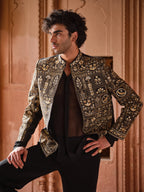 Mayur Garh Jacket Set