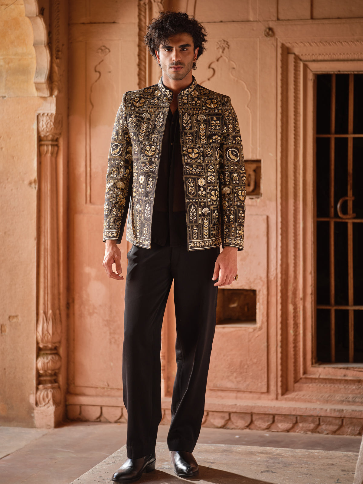 Mayur Garh Jacket Set
