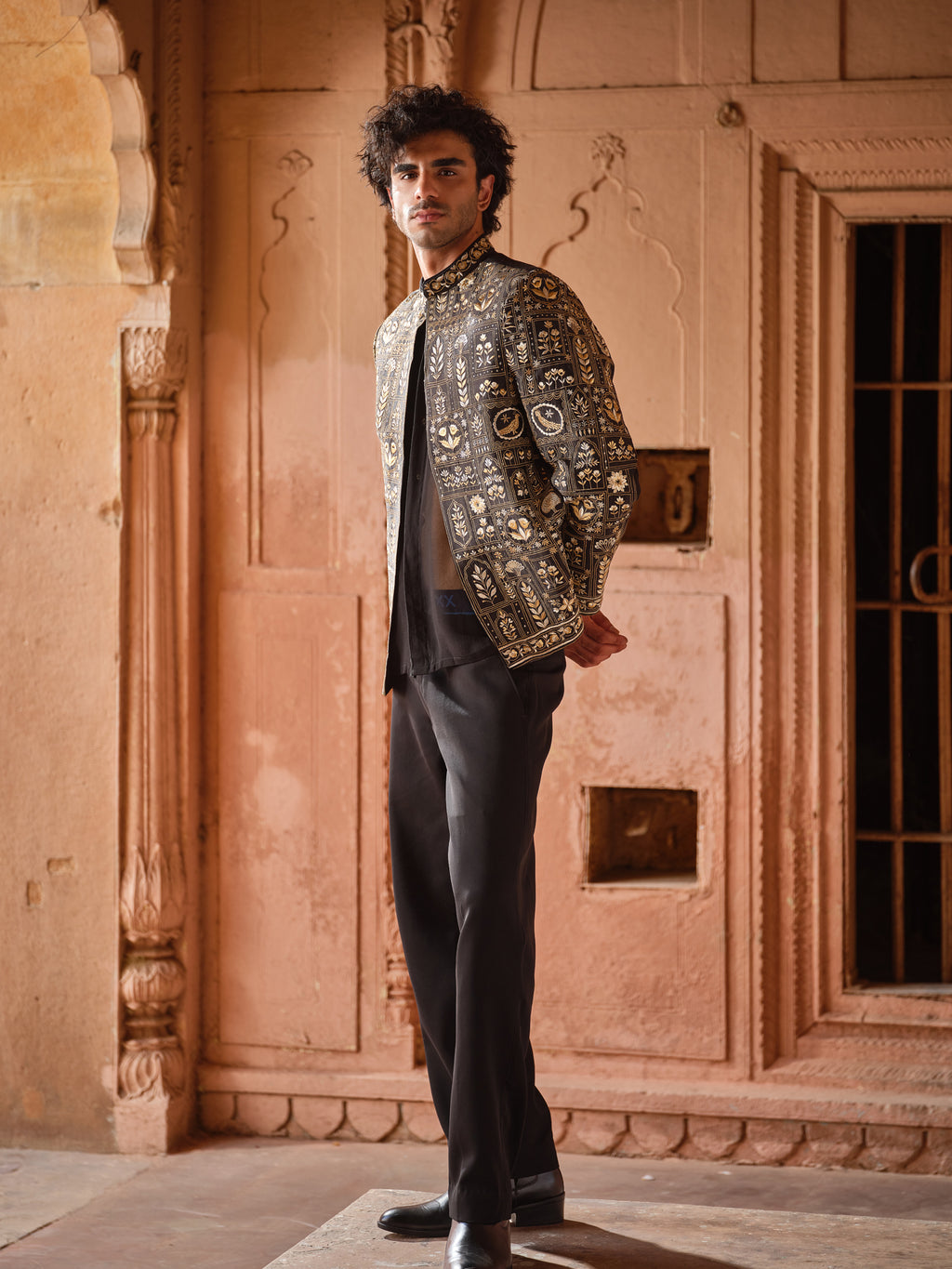 Mayur Garh Jacket Set