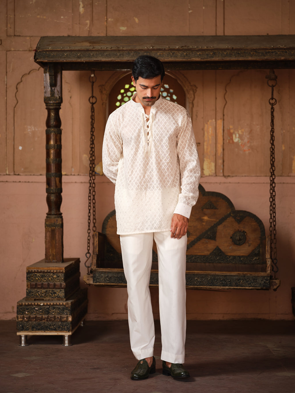 Kishangarh Kurta Jacket Set