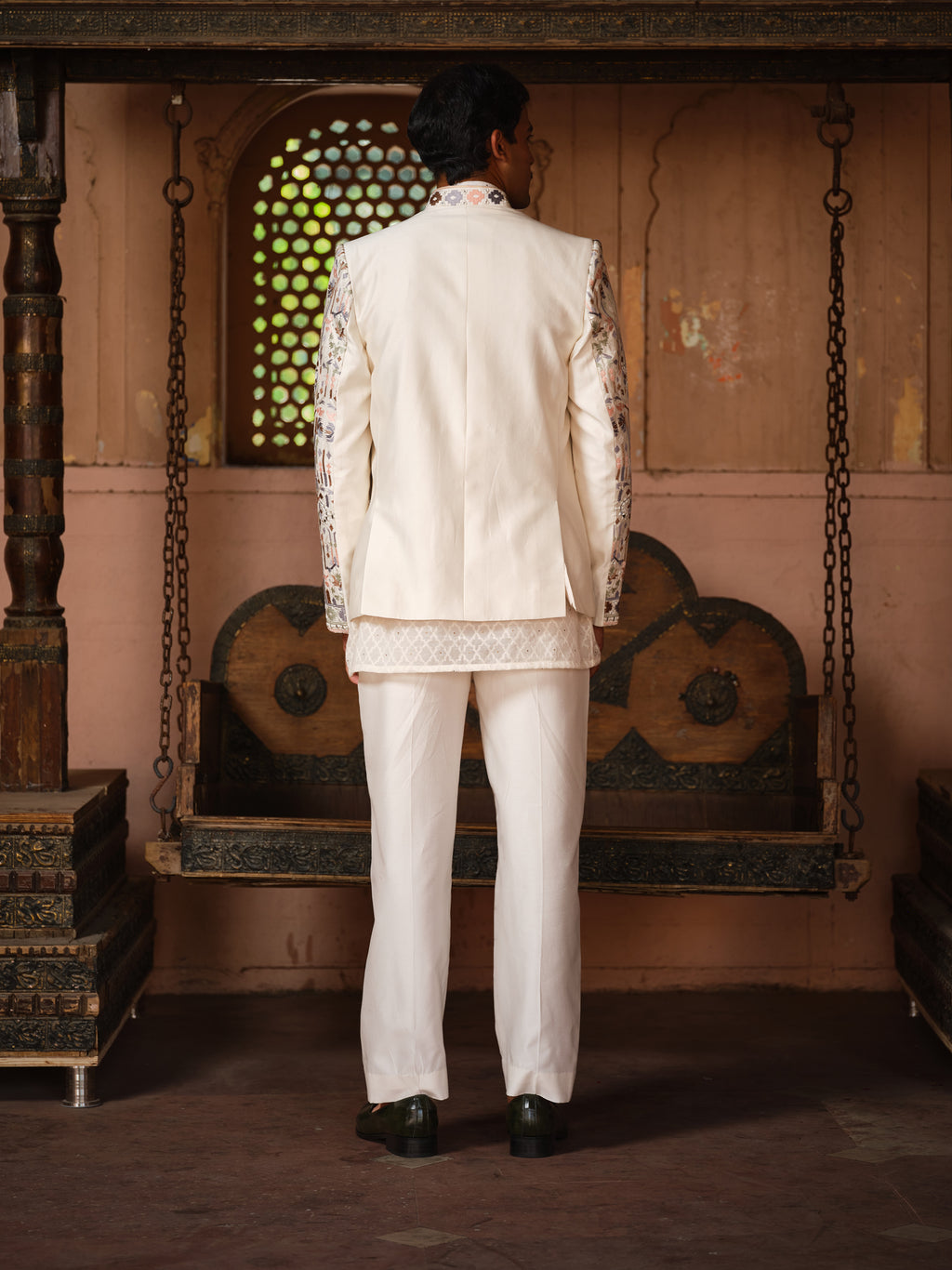 Kishangarh Kurta Jacket Set