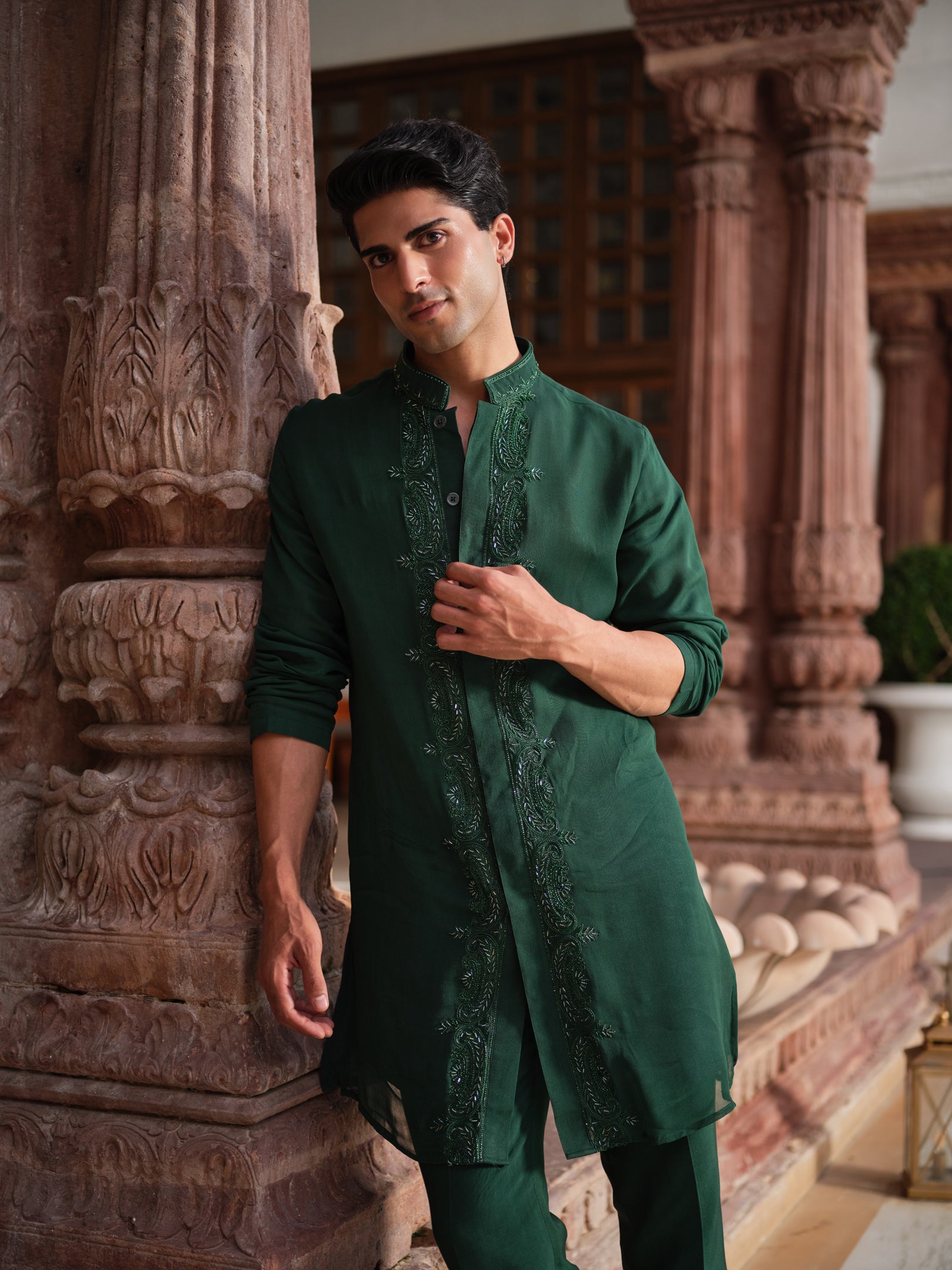 Jade Regal Kurta Set
