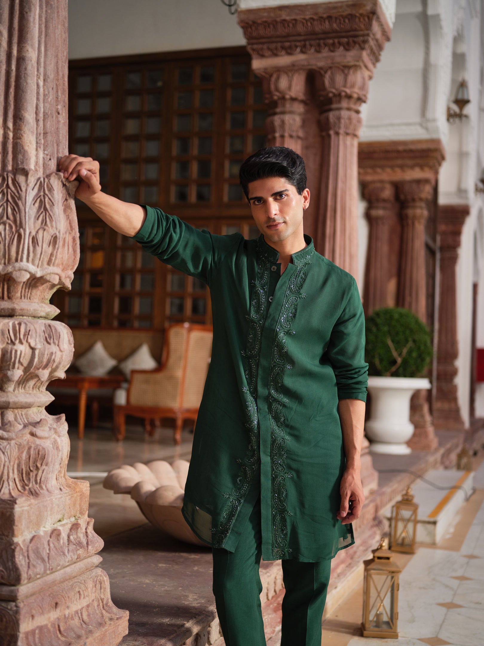 Jade Regal Kurta Set