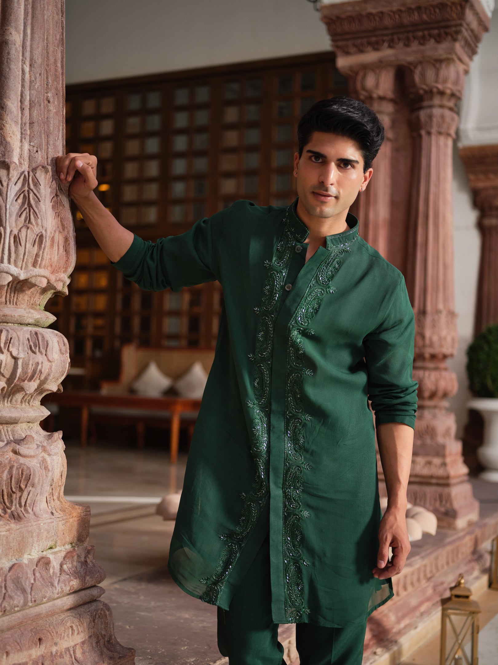 Jade Regal Kurta Set