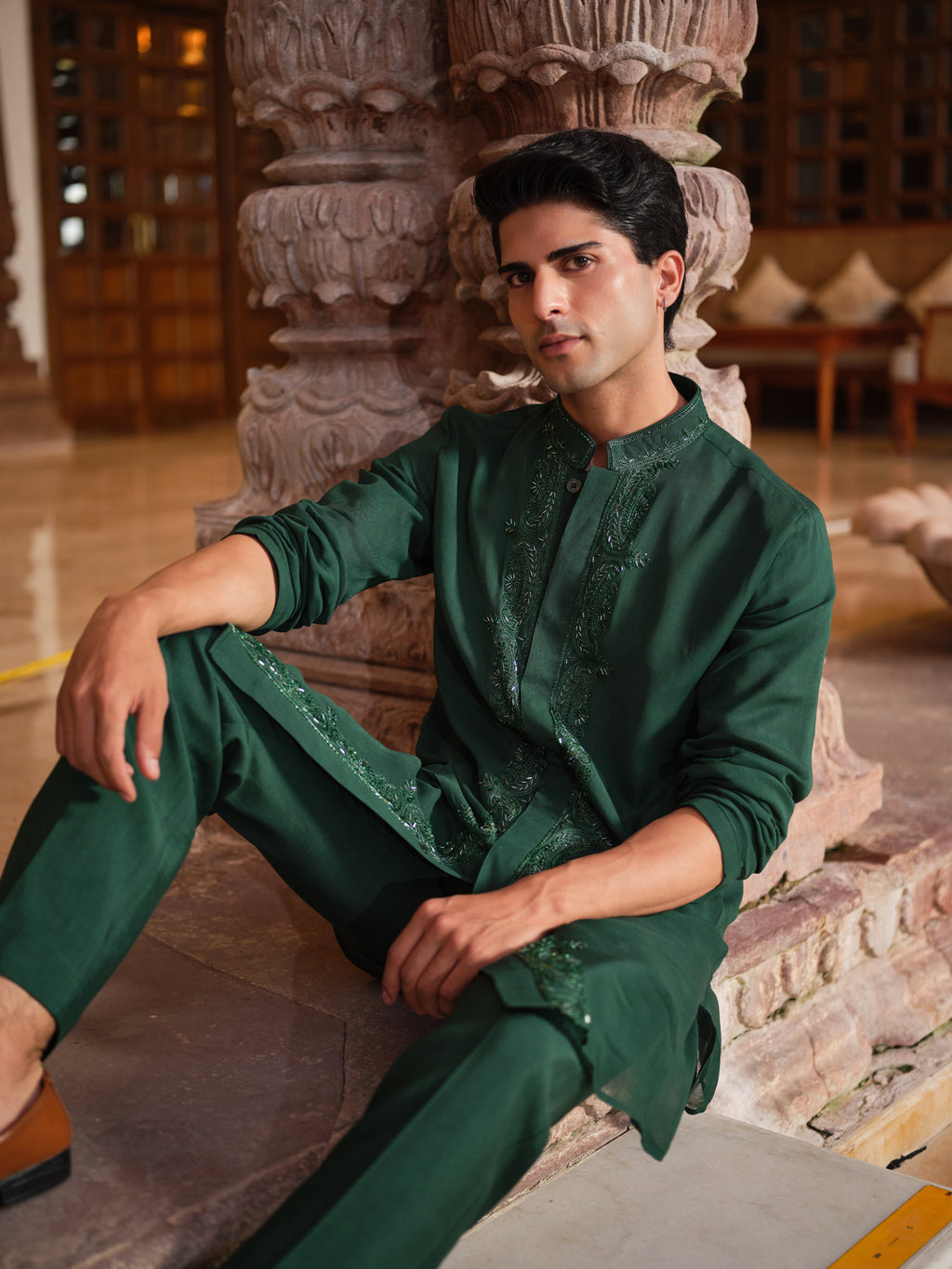 Jade Regal Kurta Set