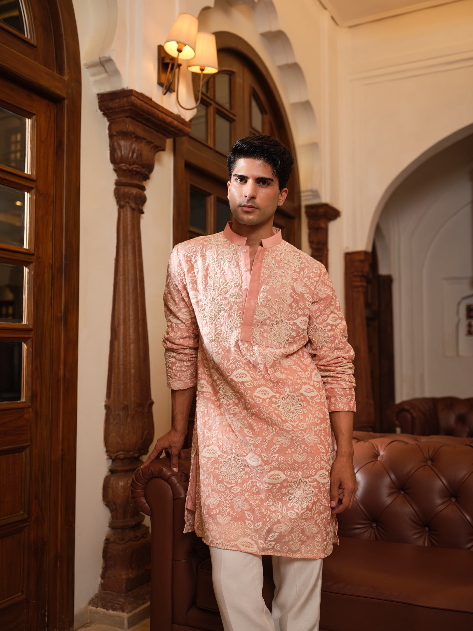 Floral Blush Kurta Set