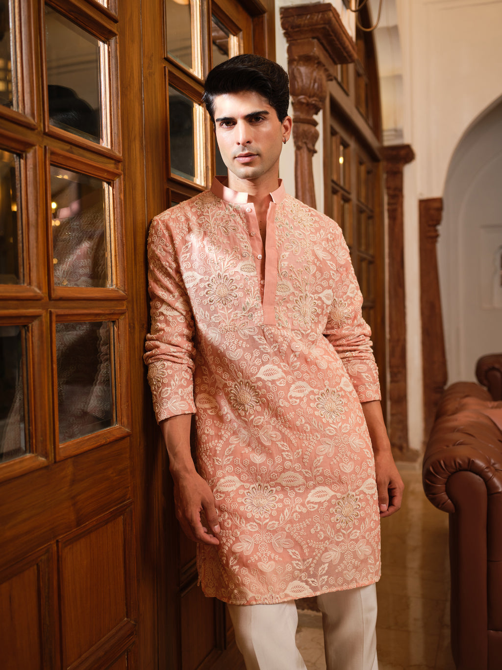 Floral Blush Kurta Set