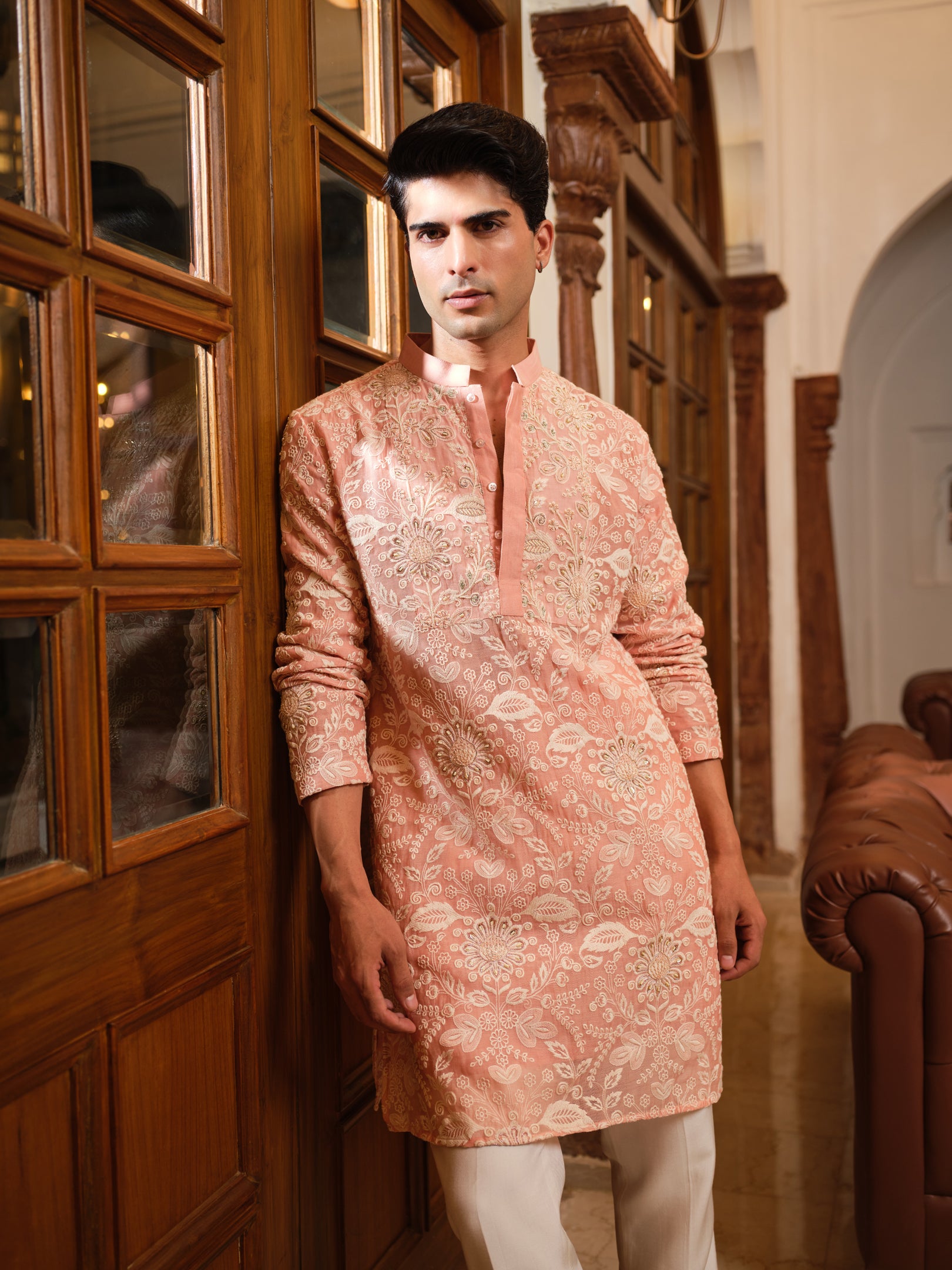 Floral Blush Kurta Set