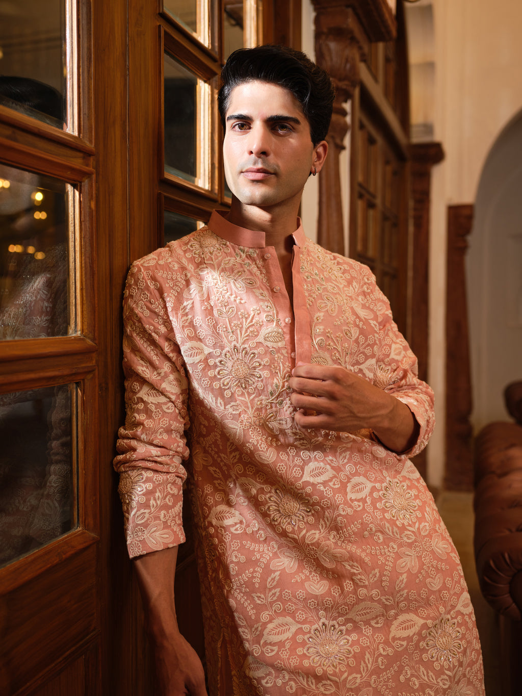 Floral Blush Kurta Set