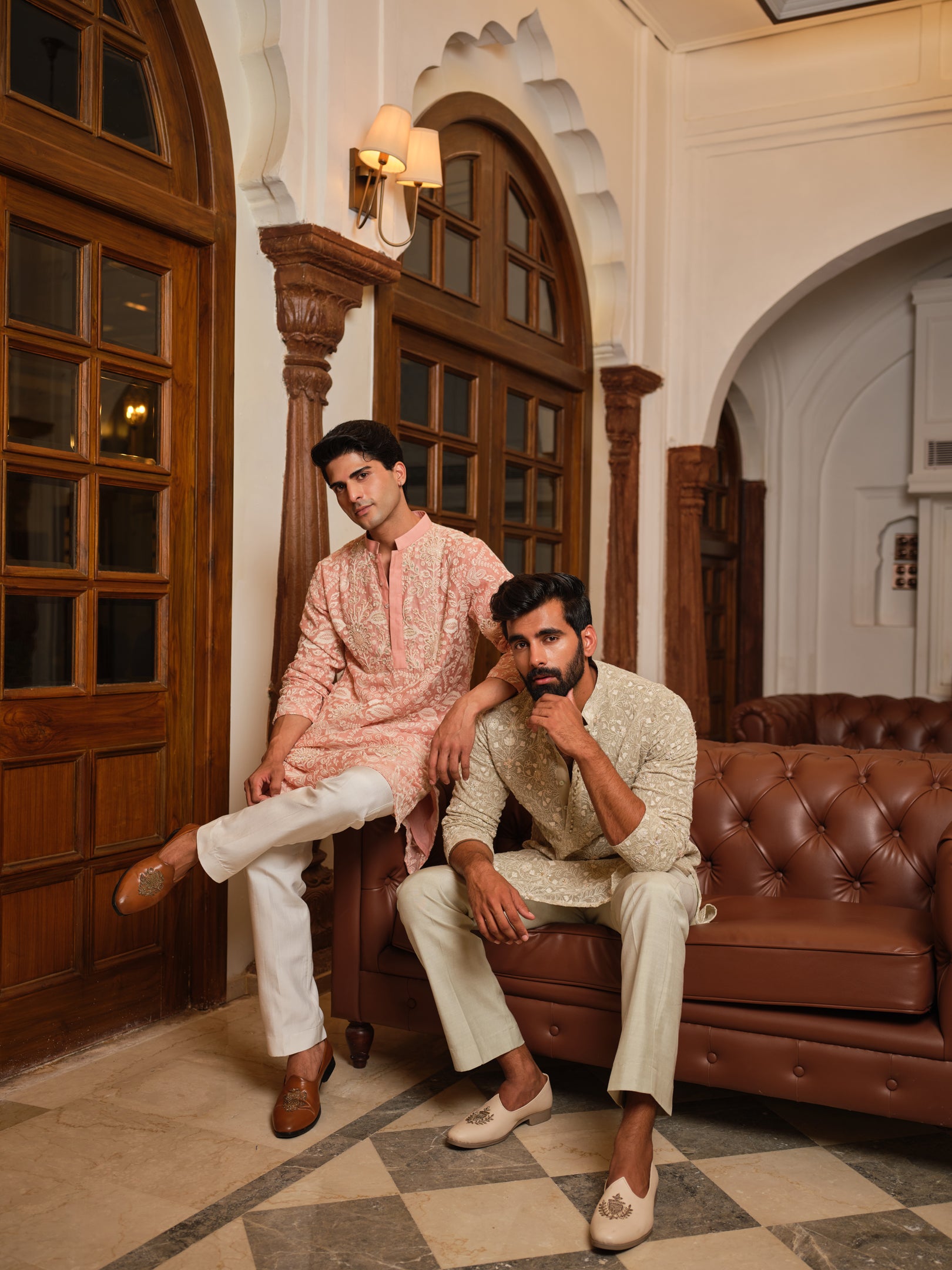 Floral Blush Kurta Set