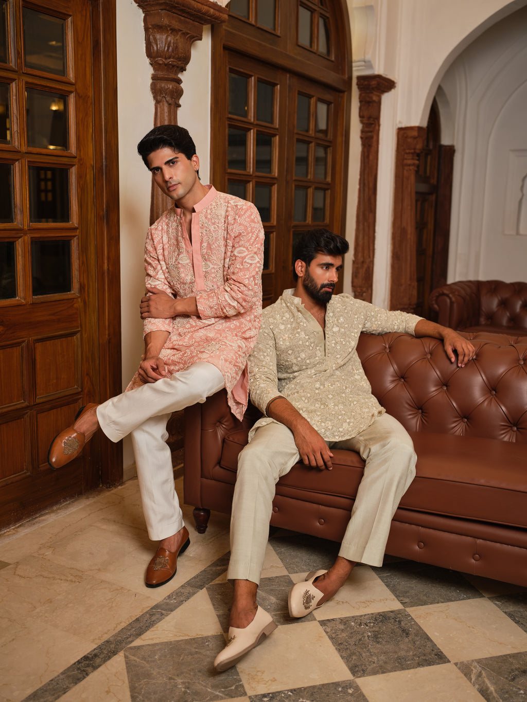 Floral Blush Kurta Set