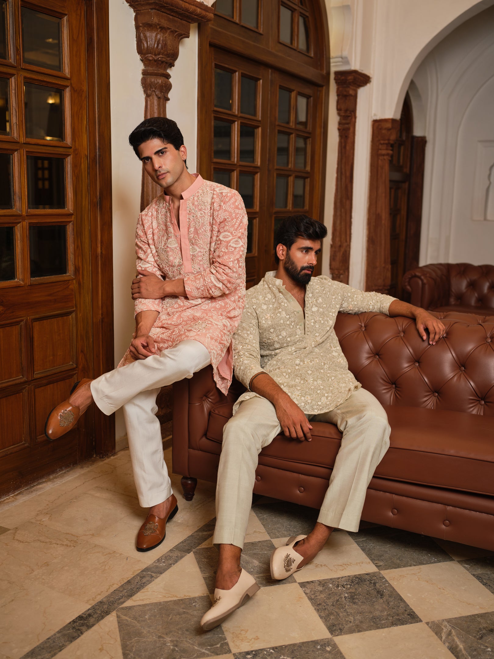 Floral Blush Kurta Set