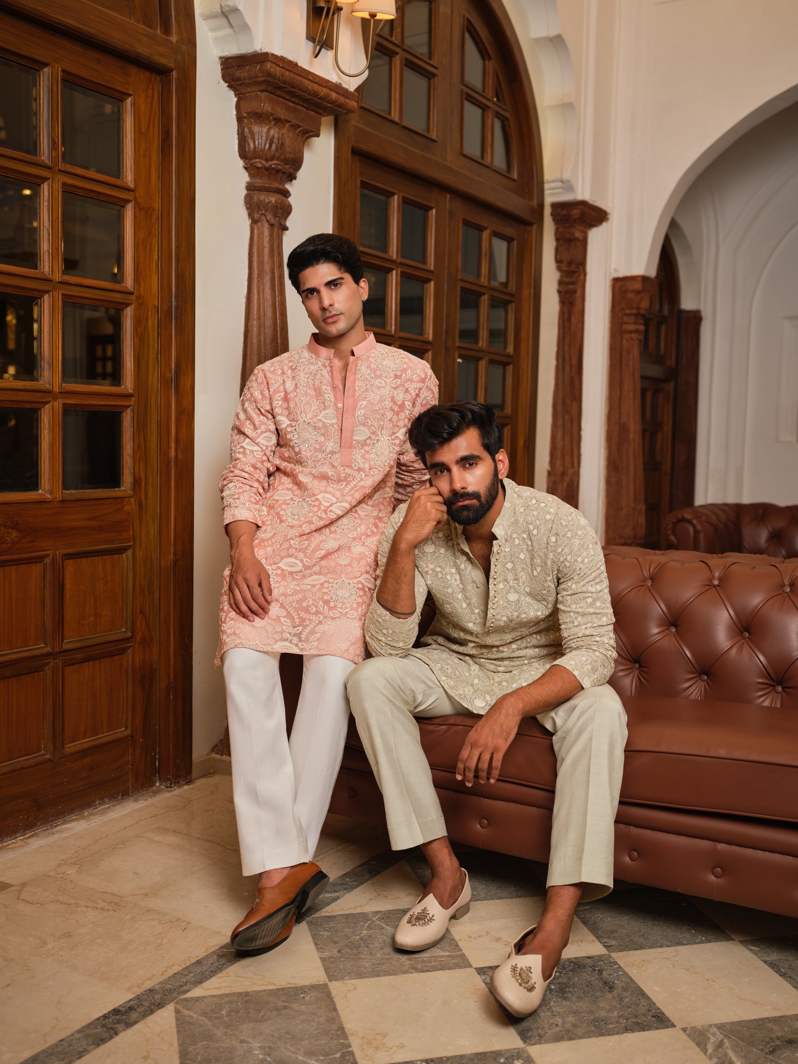 Floral Blush Kurta Set