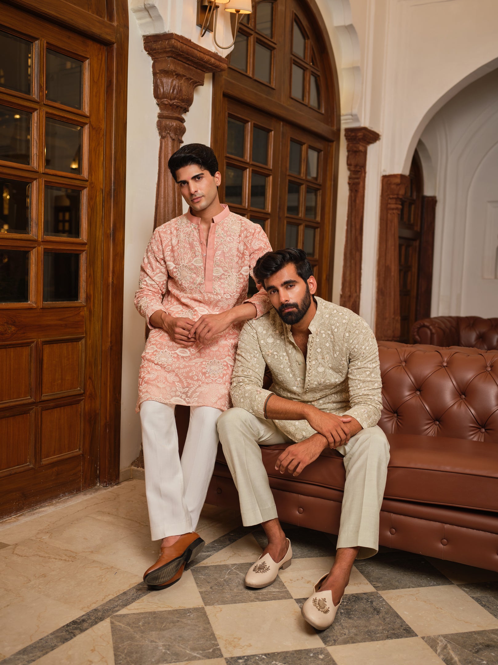 Floral Blush Kurta Set