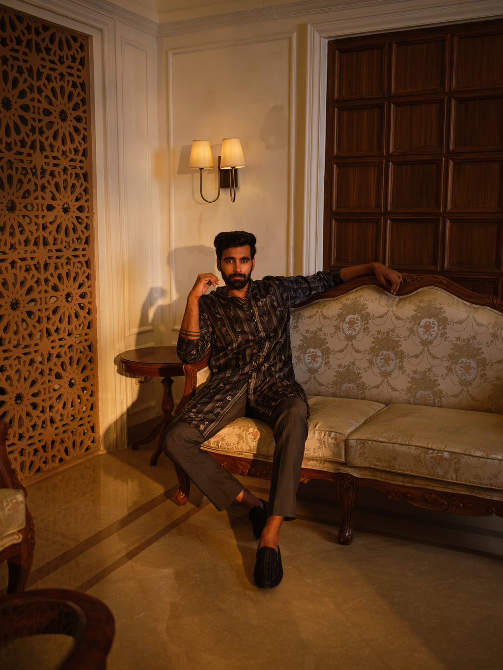 Charcoal Mist Kurta Set