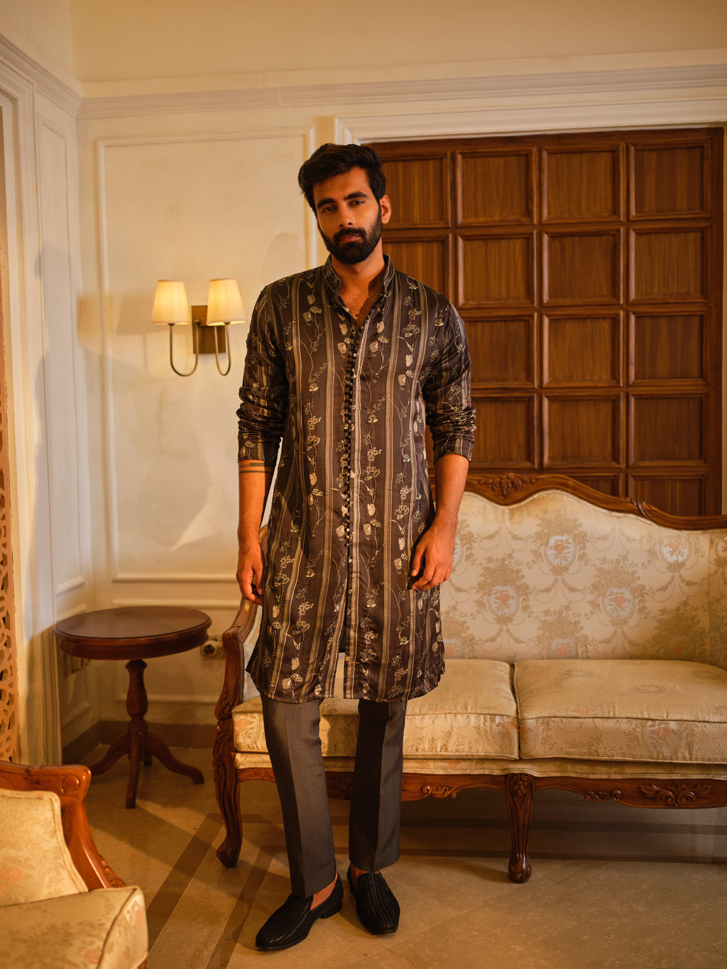 Charcoal Mist Kurta Set