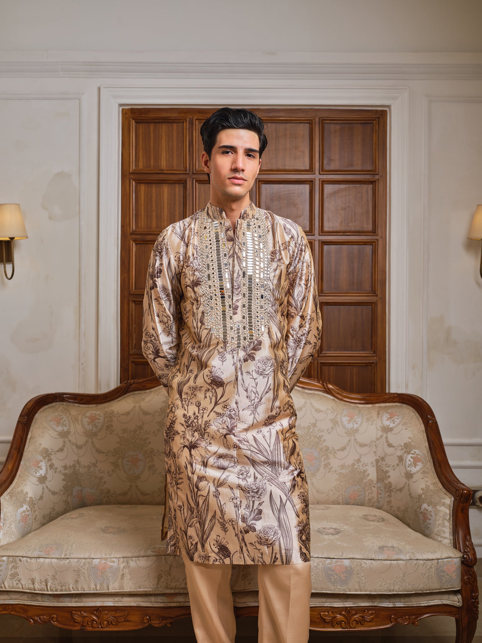 Reflections in Bloom Kurta Set