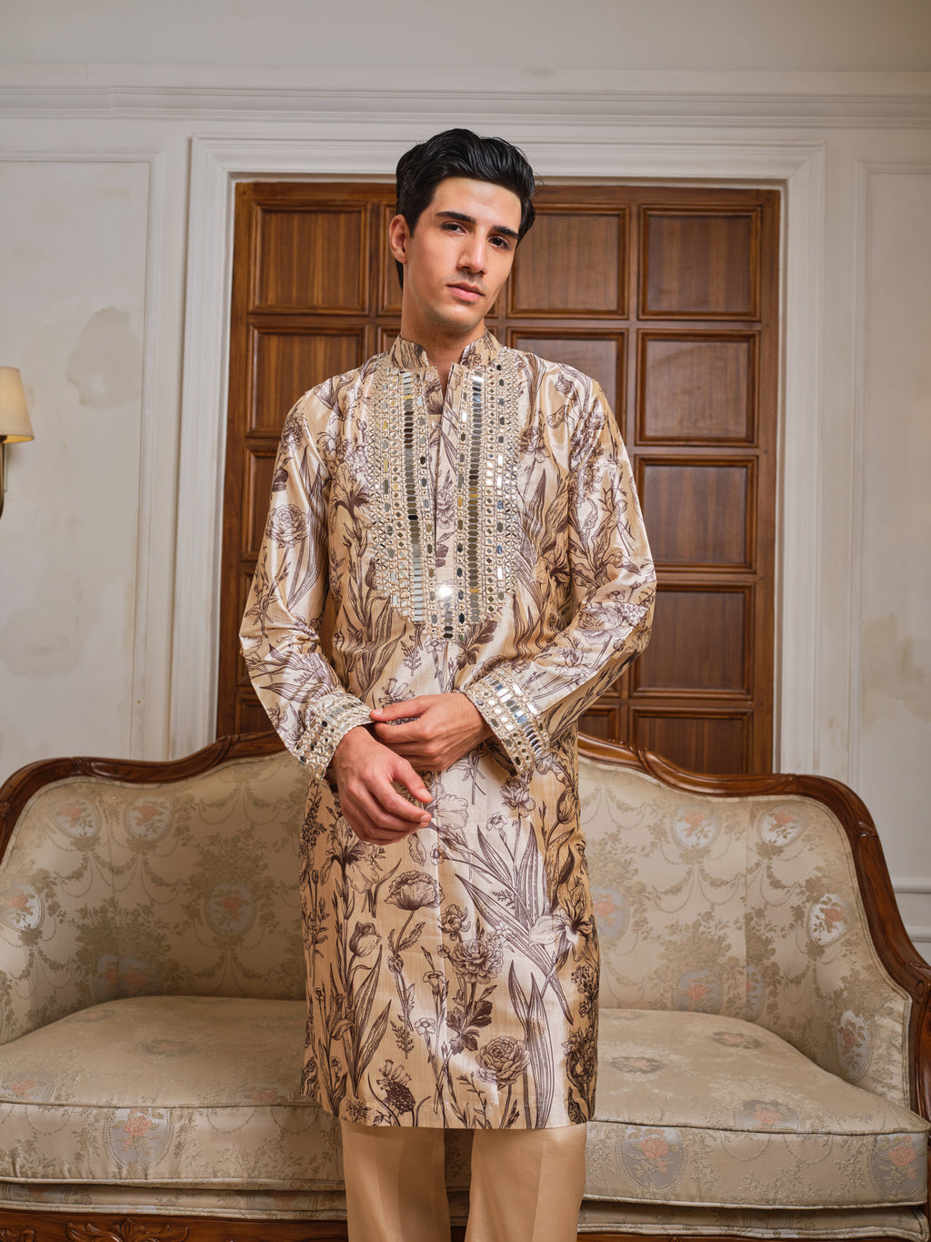 Reflections in Bloom Kurta Set