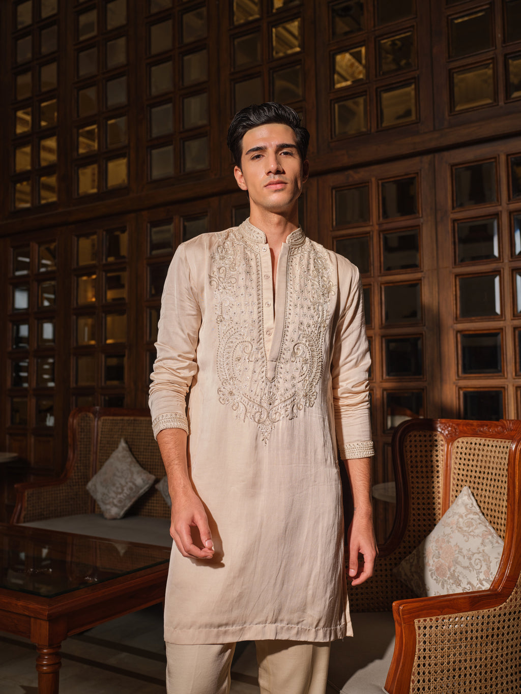 Mughal Élan Kurta Set