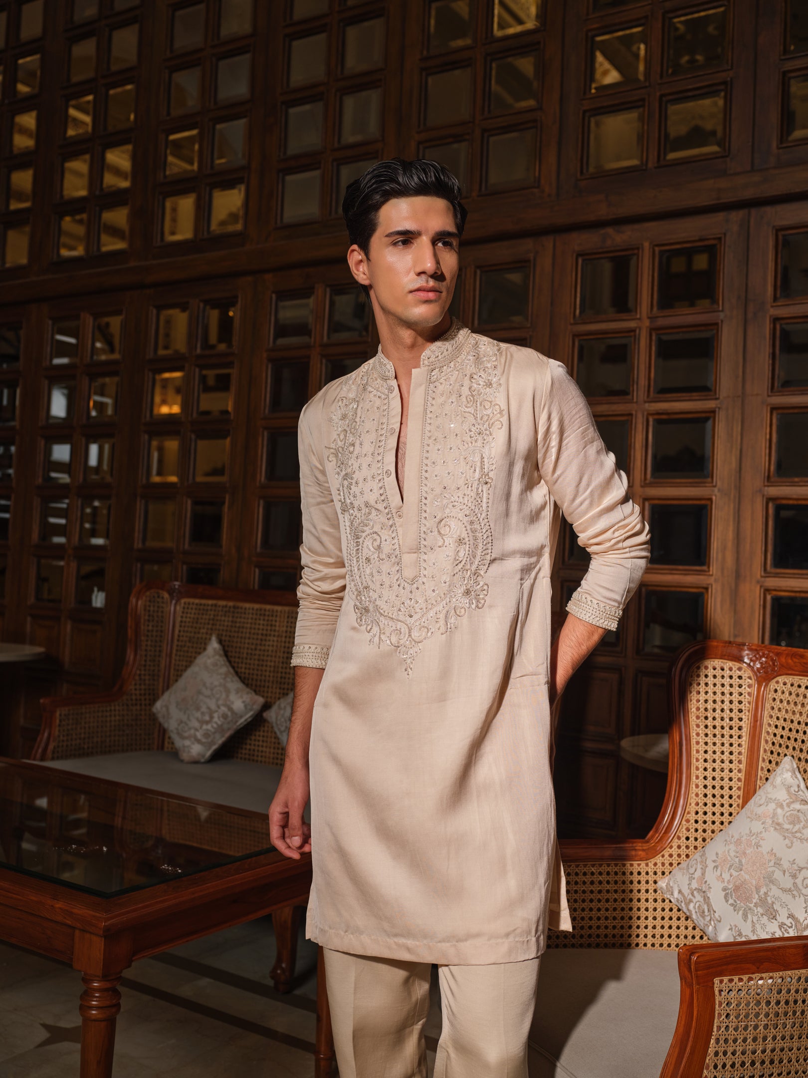 Mughal Élan Kurta Set