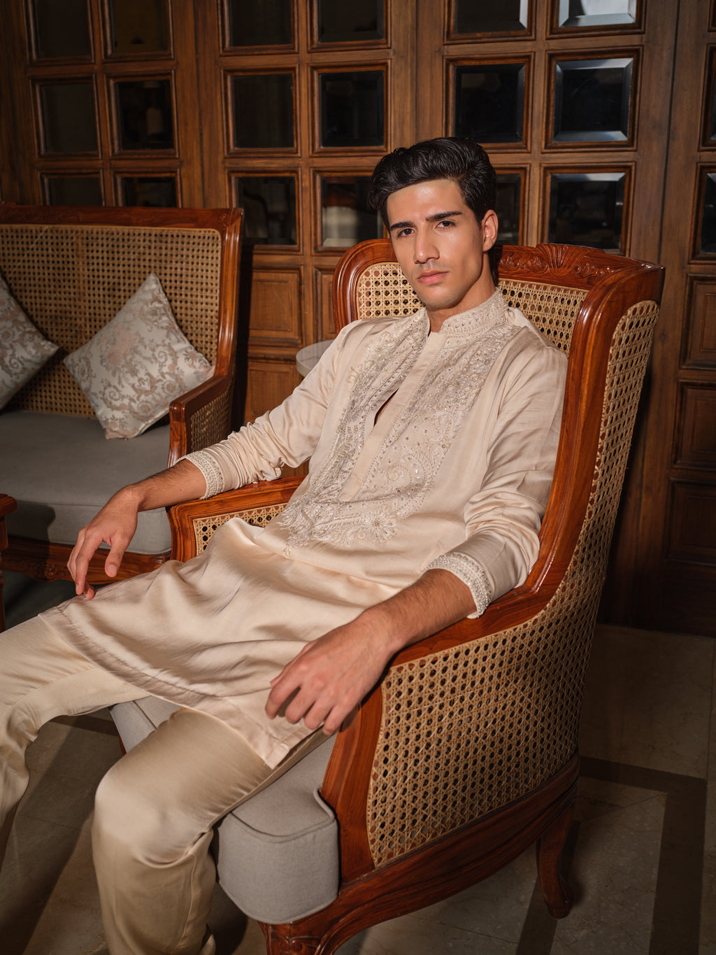 Mughal Élan Kurta Set