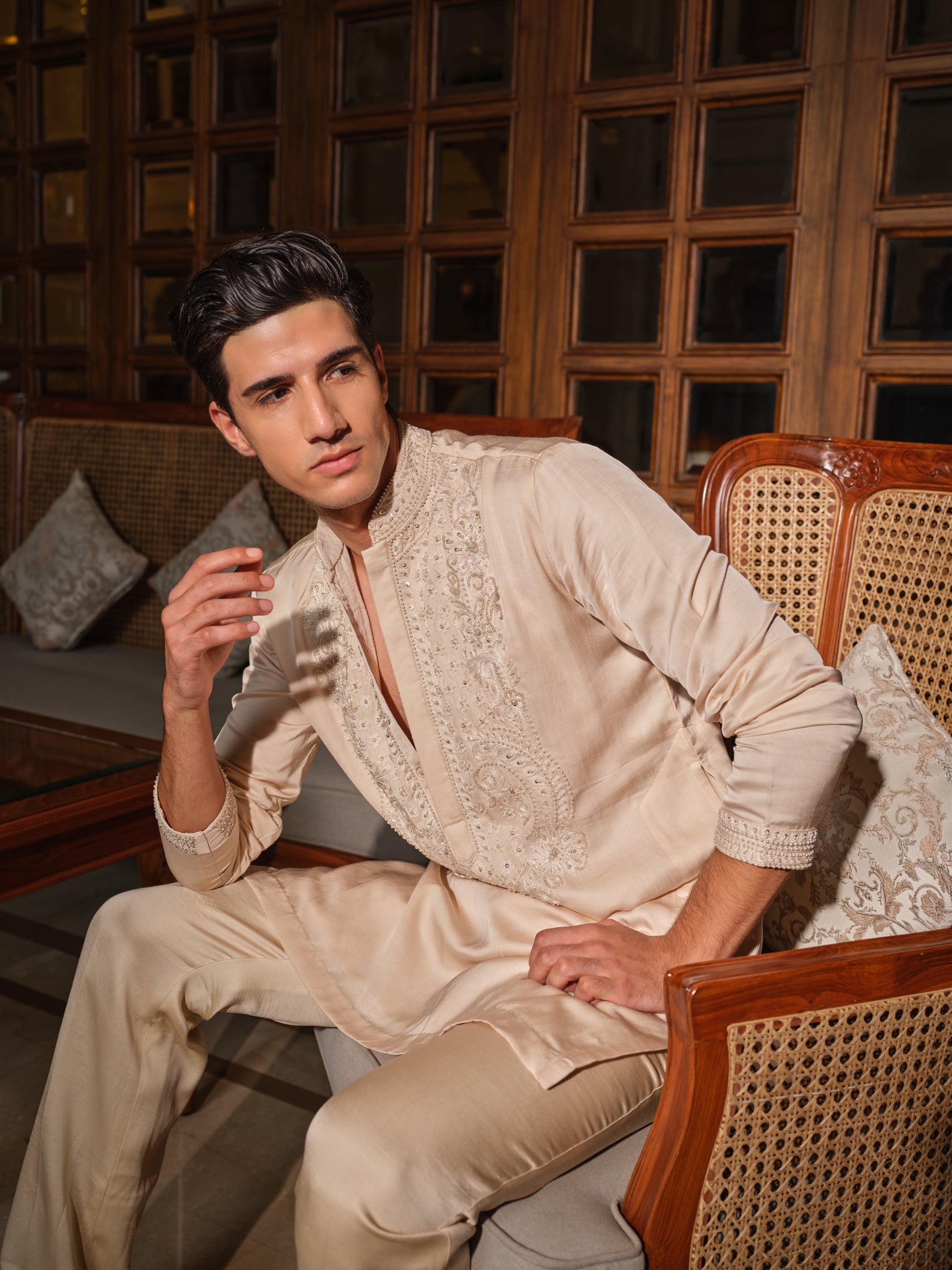 Mughal Élan Kurta Set