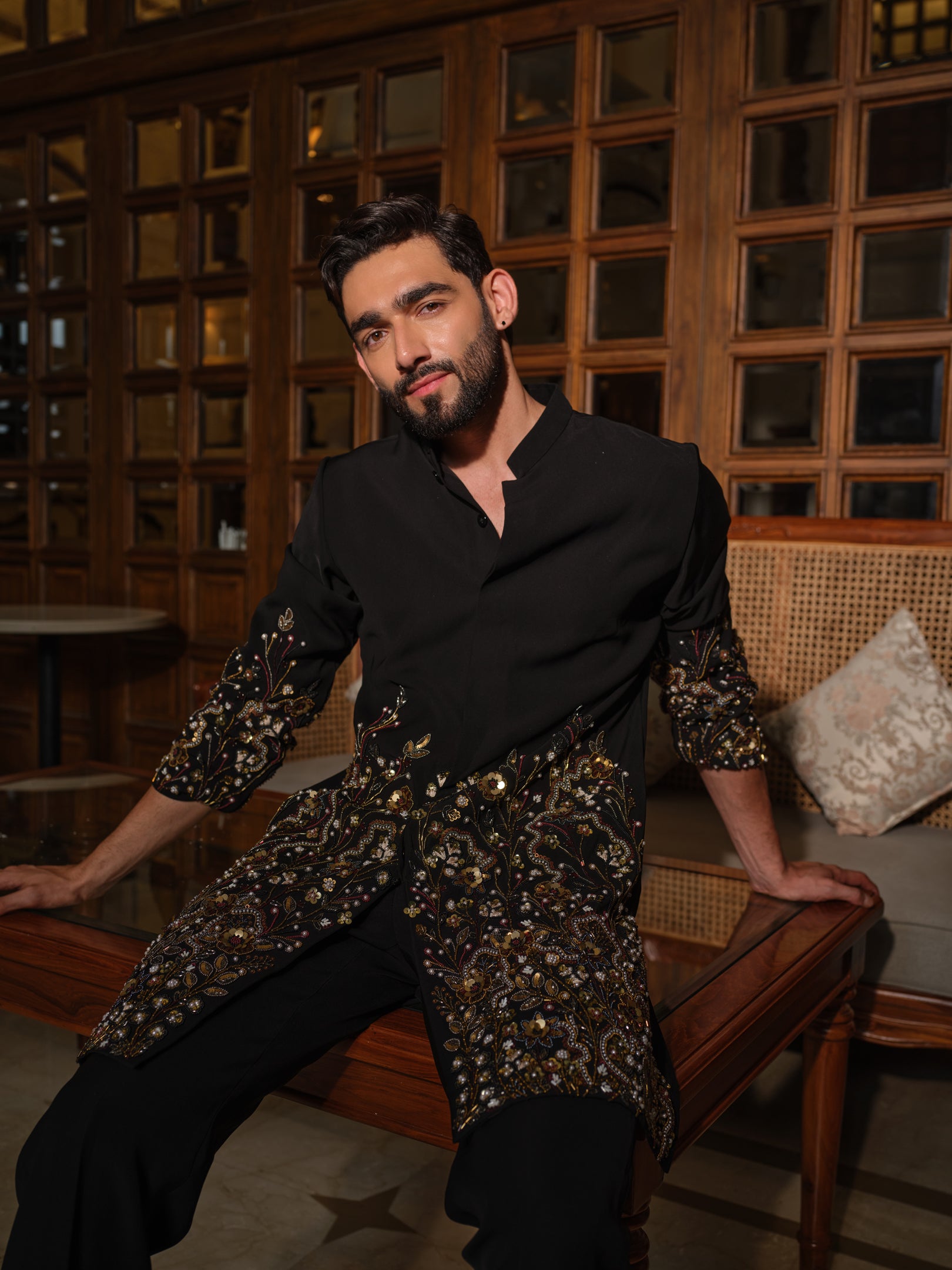 Midnight Radiance Kurta Set
