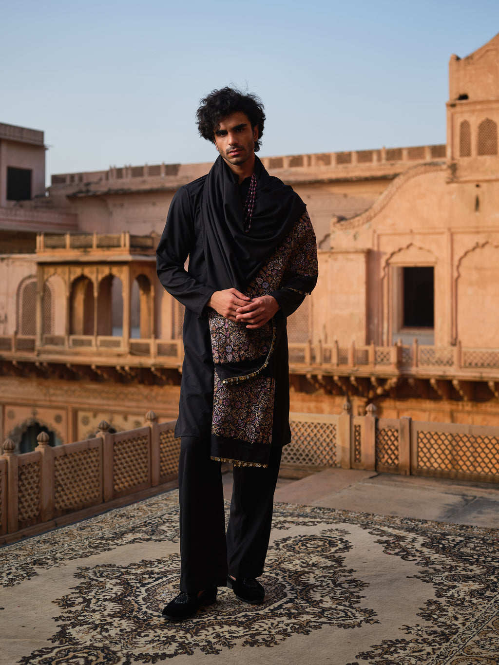 Jaisalmer Noorani Shawl Set