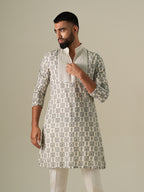 Ivory Mosaic Kurta Set