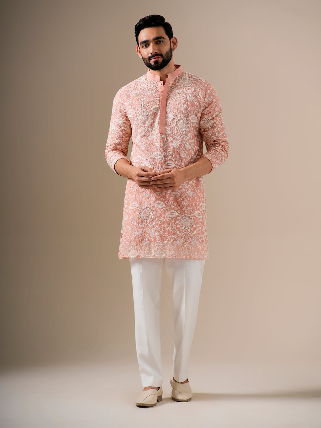Floral Blush Kurta Set