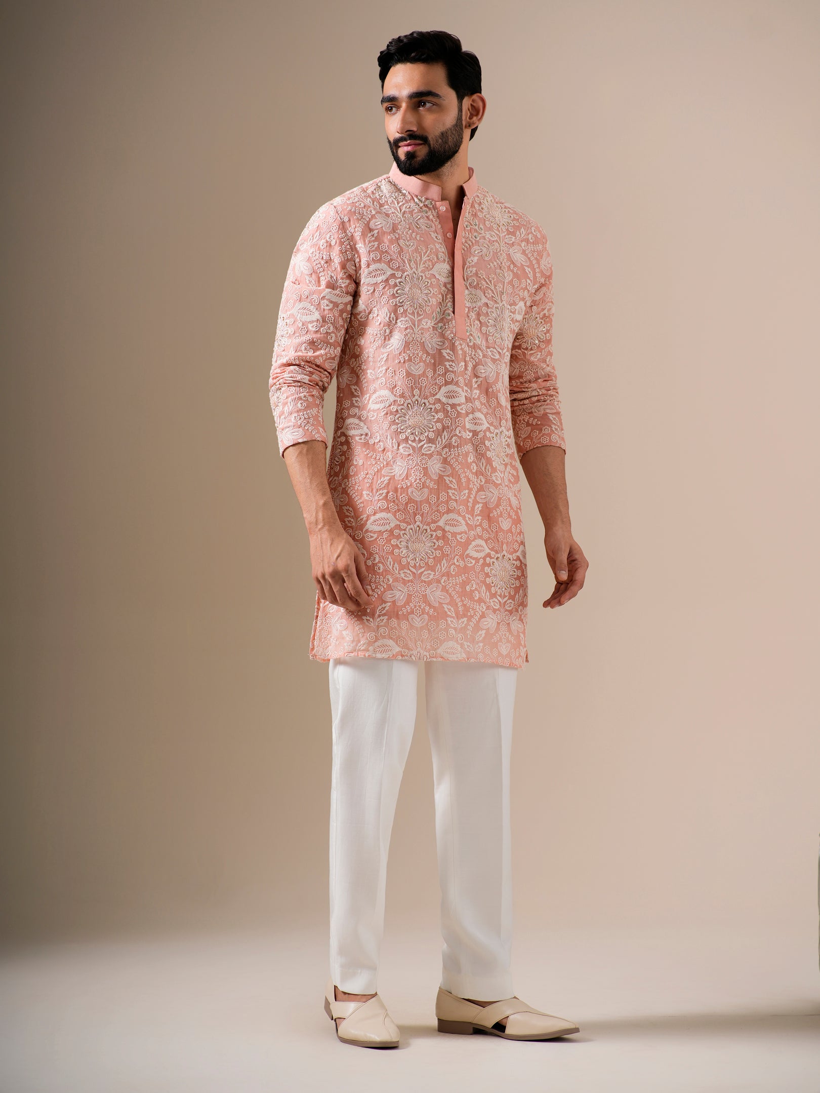 Floral Blush Kurta Set