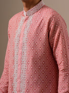 Cerise Glow Kurta Set