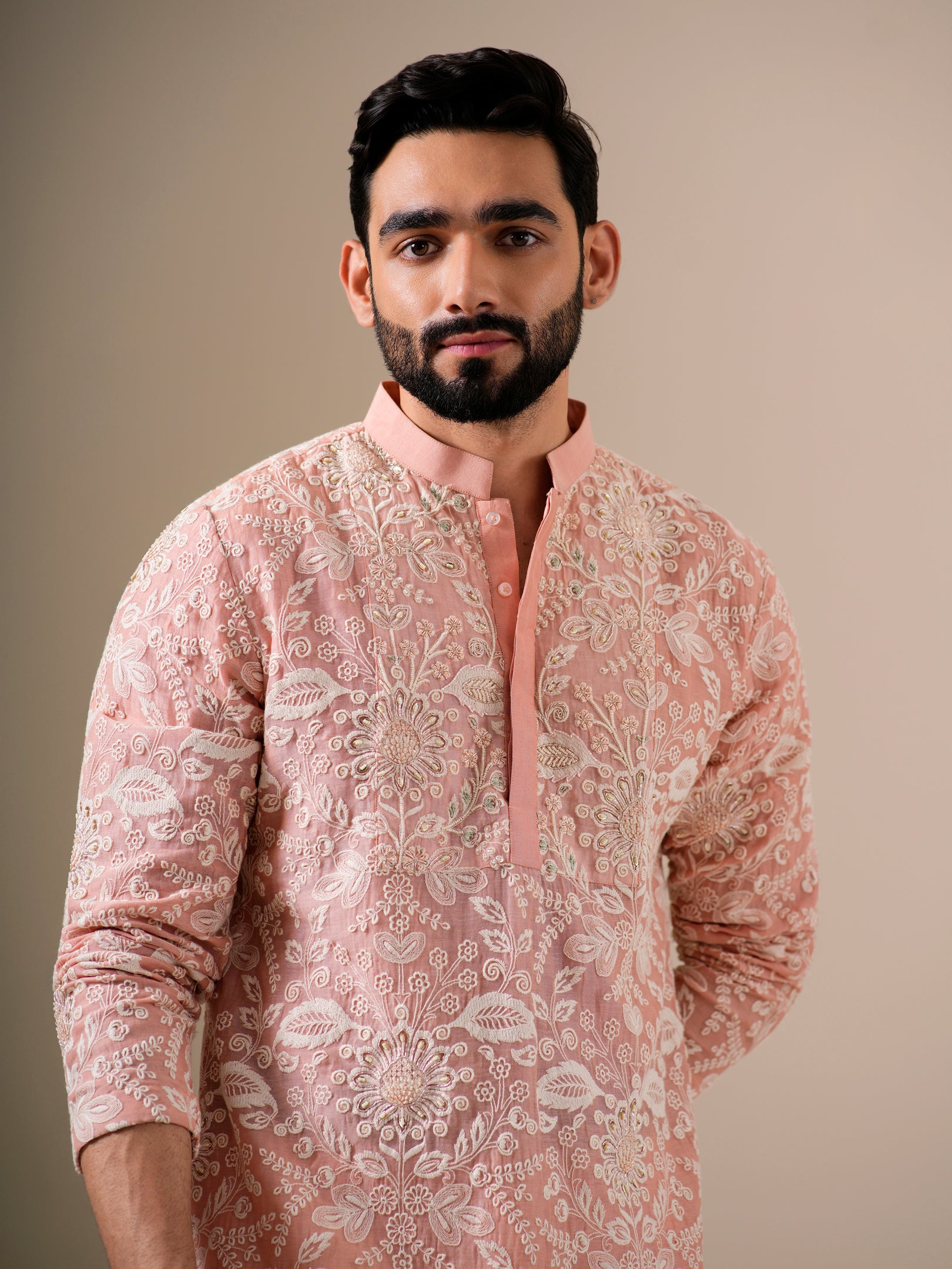 Floral Blush Kurta Set
