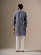 Grey Fleur Kurta Set