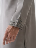 Steel Grey Opulence Kurta Set