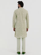 Pistachio Flora Kurta Set