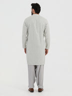 Pastel Blue Mirror Glow Kurta Set