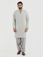 Pastel Blue Mirror Glow Kurta Set